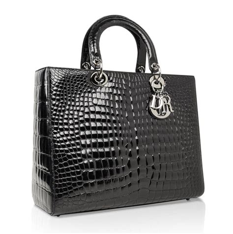 lady dior bag tessuto|lady dior crocodile bag.